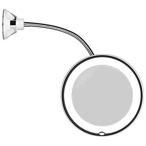 Luxora 10X LED Mirror on Suction Cup for Perfect Makeup