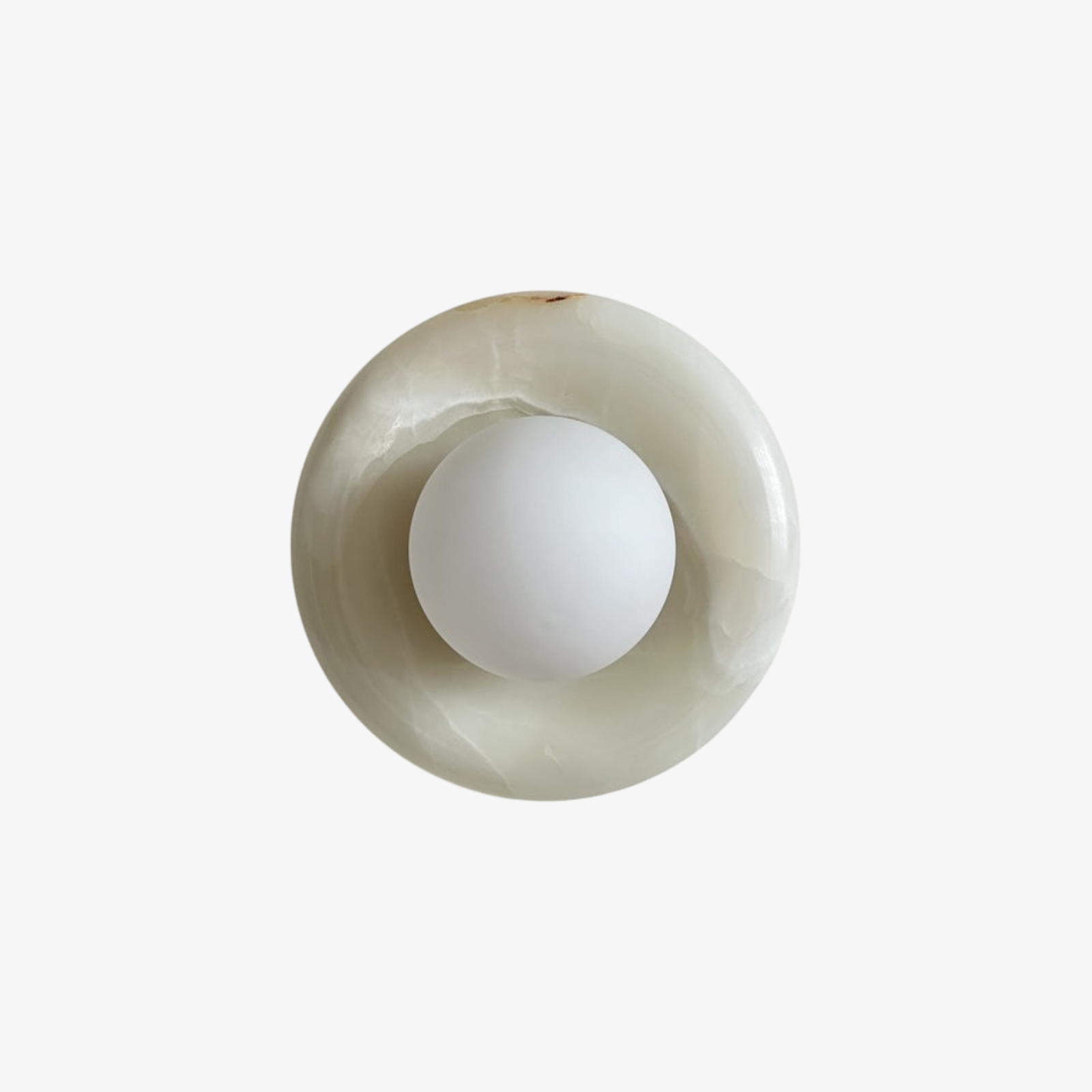 Palma White Jade Sconce 0