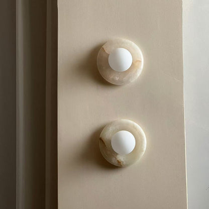 Palma White Jade Sconce 4