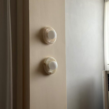 Palma White Jade Sconce 6