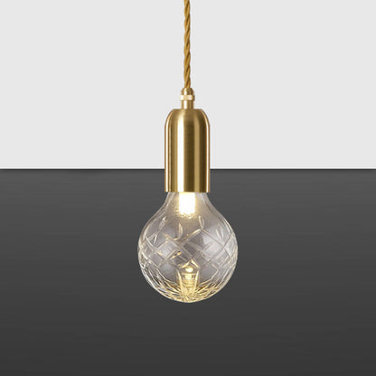 Pendant Light Gold Iron Finish Glass Shade G9 Base 10W 220V 48in Cord Adjustable