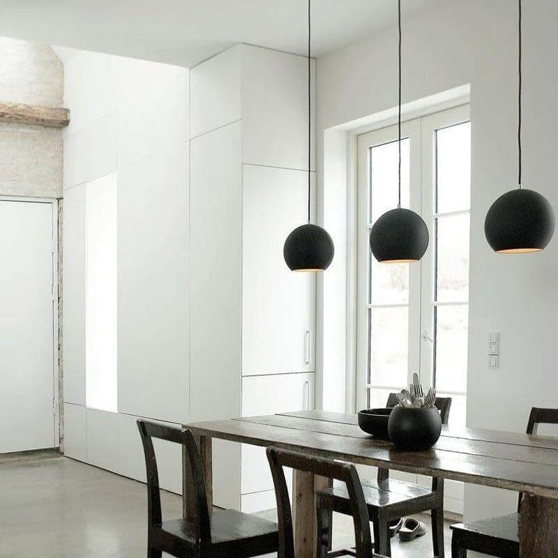 Pendant Light Metal 8.3 in x 7.5 in G9 Kitchen Island Ceiling Lamp Modern Dining Room Hanging Light | Thomler 8