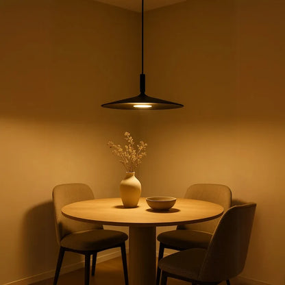 RoyaleGlow Scandinavian Minimalist LED Disc Pendant Light for Kitchen Island