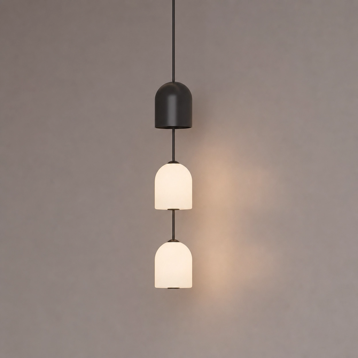 Perla Stacked Glass Pendant Light 0