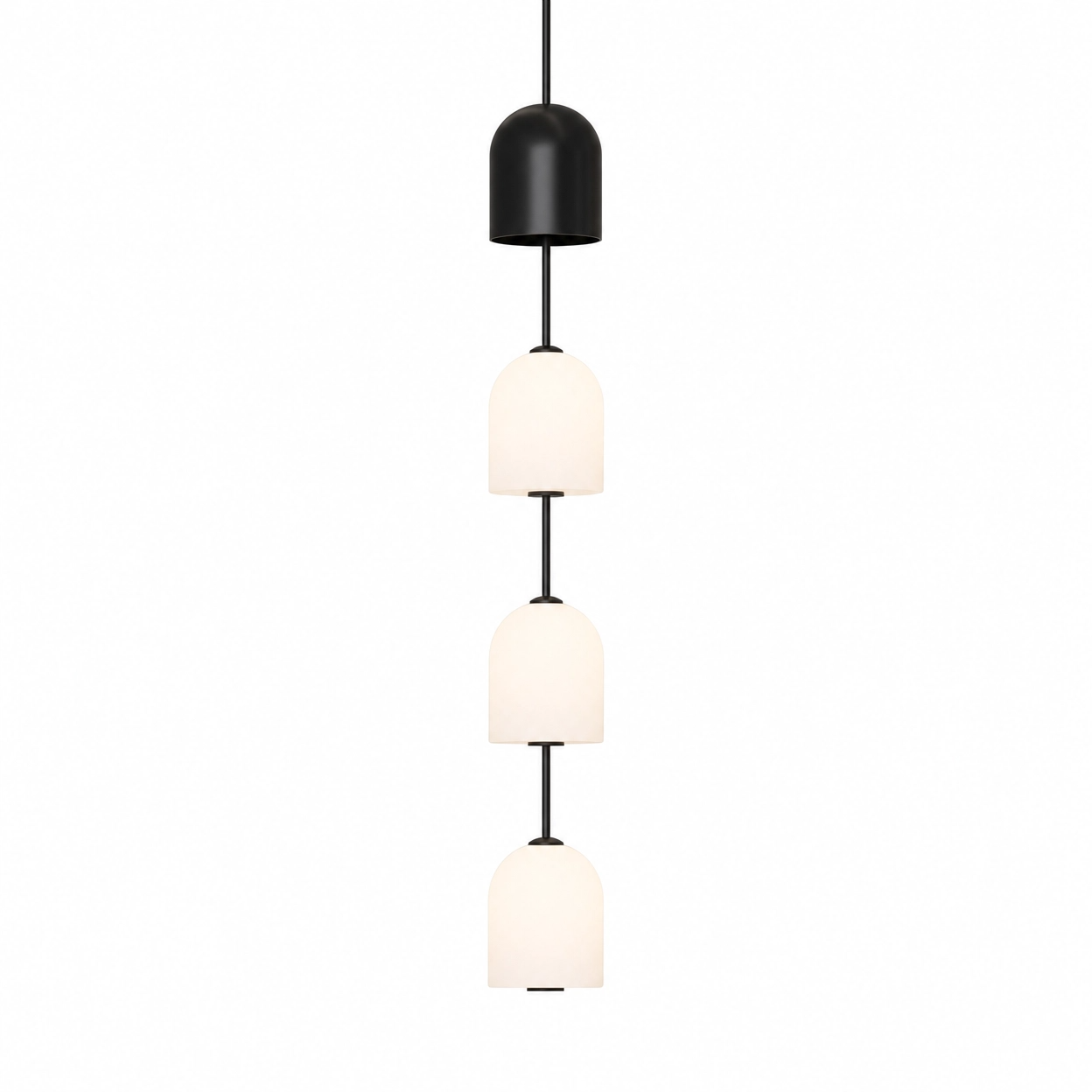 Perla Stacked Glass Pendant Light 1