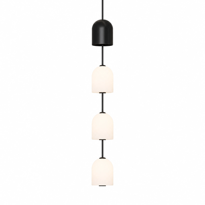 Perla Stacked Glass Pendant Light 1