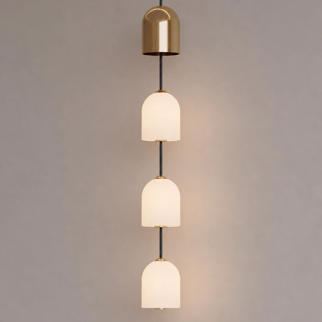 Perla Stacked Glass Pendant Light 10