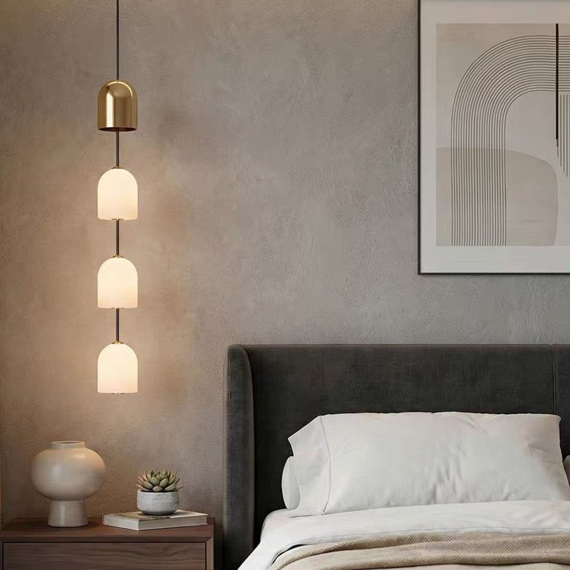 Perla Stacked Glass Pendant Light 6
