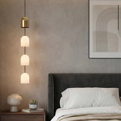 Perla Stacked Glass Pendant Light 6