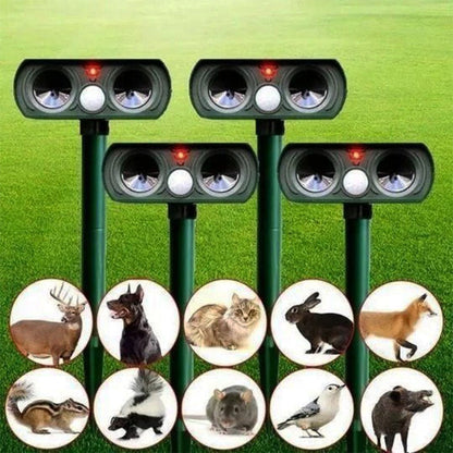 Rayvia Infrared Solar Powered Animal Pest Repeller Device