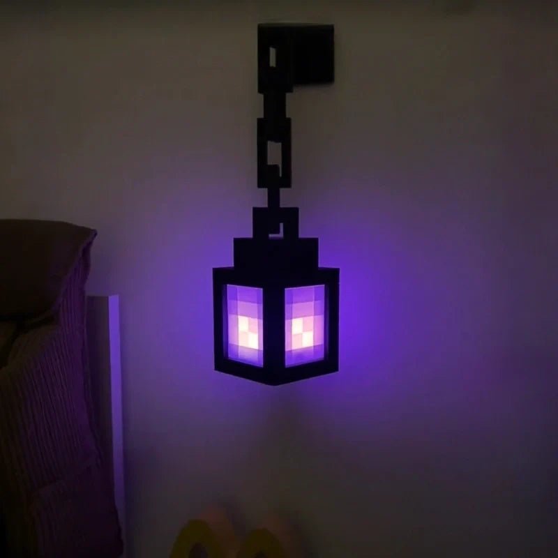 LuxRoyale Lantern With 16 Color RGB Glow For Wall Or Shelf