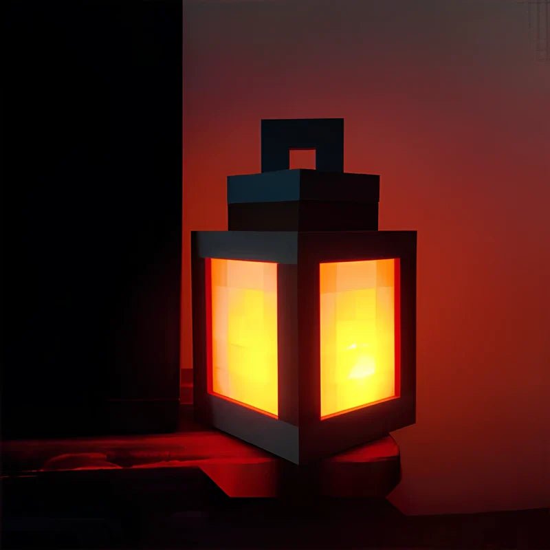 LuxRoyale Lantern With 16 Color RGB Glow For Wall Or Shelf