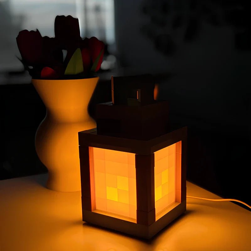 LuxRoyale Lantern With 16 Color RGB Glow For Wall Or Shelf