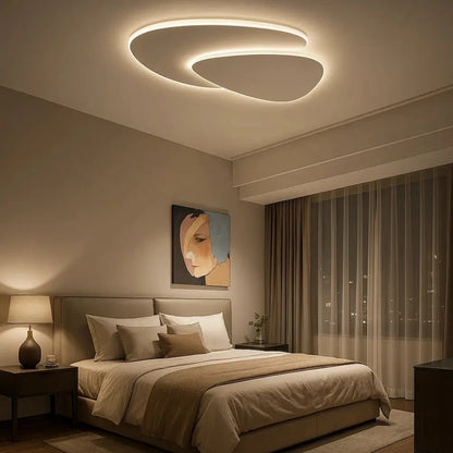 RoyaleGlow Modern LED Ceiling Light Dimmable Abstract Design Acrylic Fixture