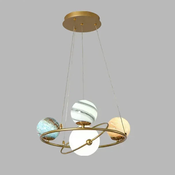 Planet moon ceiling light 0