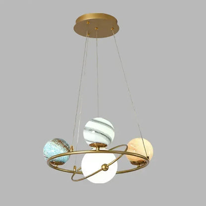 Planet moon ceiling light 0