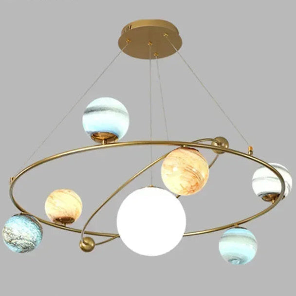 Planet moon ceiling light 10