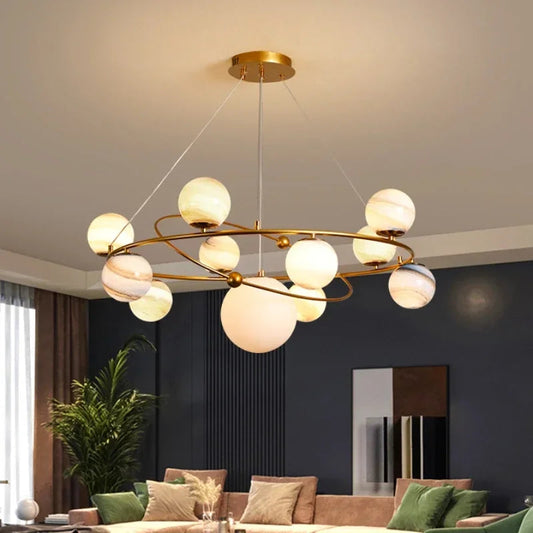 Planet moon ceiling light 2