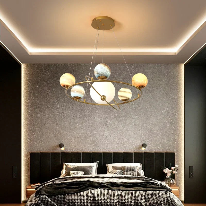 Planet moon ceiling light 4
