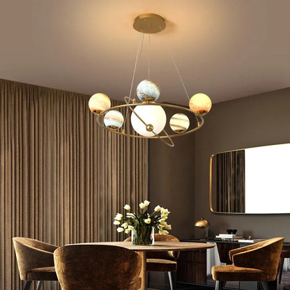 Planet moon ceiling light 5