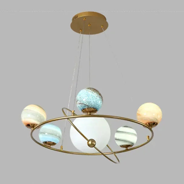 Planet moon ceiling light 9
