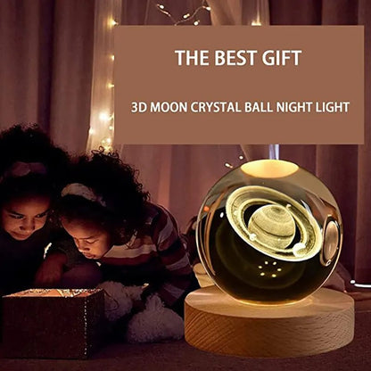 Planetary Lamp – Solar System Table Lamp with Soft Glow 5