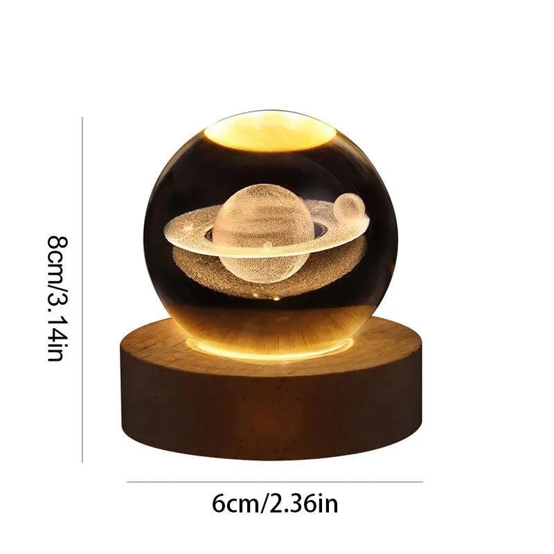 Planetary Lamp – Solar System Table Lamp with Soft Glow 8
