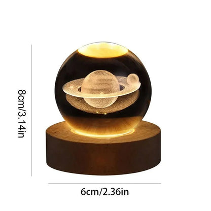 Planetary Lamp – Solar System Table Lamp with Soft Glow 8