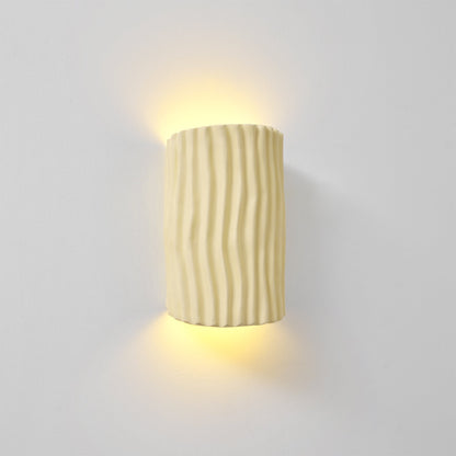 Pleated Resin Wall Lamp 5