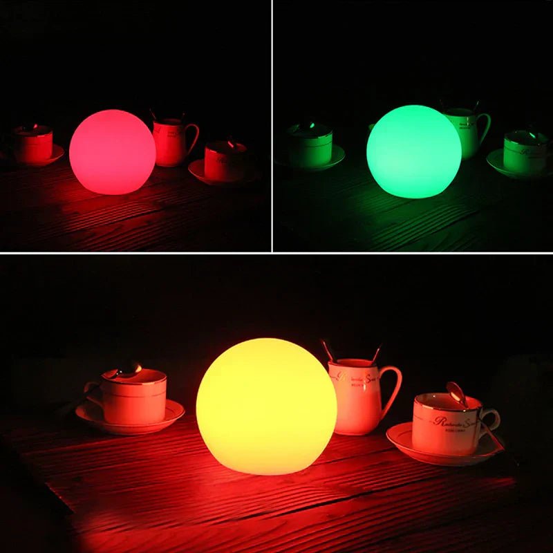 Portable Table Globe Lamp – 16 Color LED 5