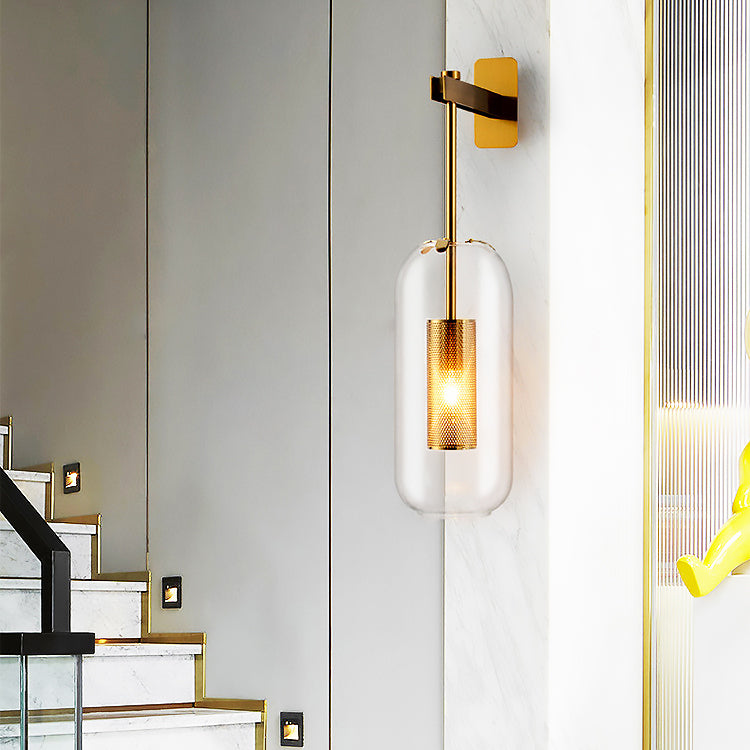 Post-modern Nordic Glass Wall Light 2