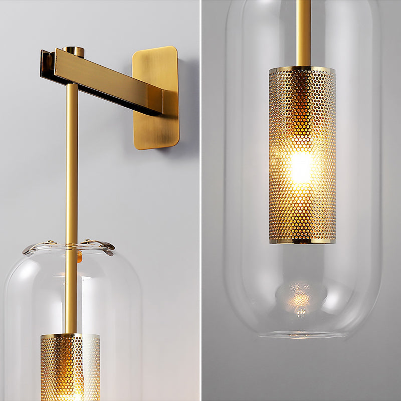 Post-modern Nordic Glass Wall Light 3