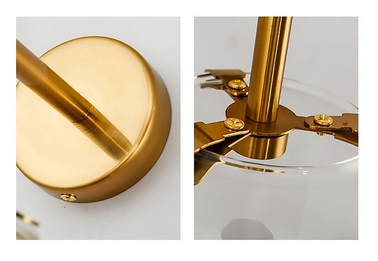 Post-modern Nordic Glass Wall Light 8