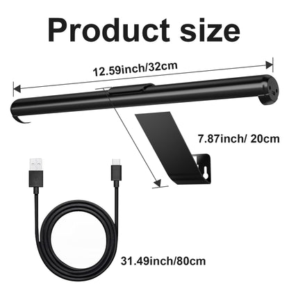 Wireless LED Rechargeable Picture Light with Remote Control - Perfect for Art and Photos - Black