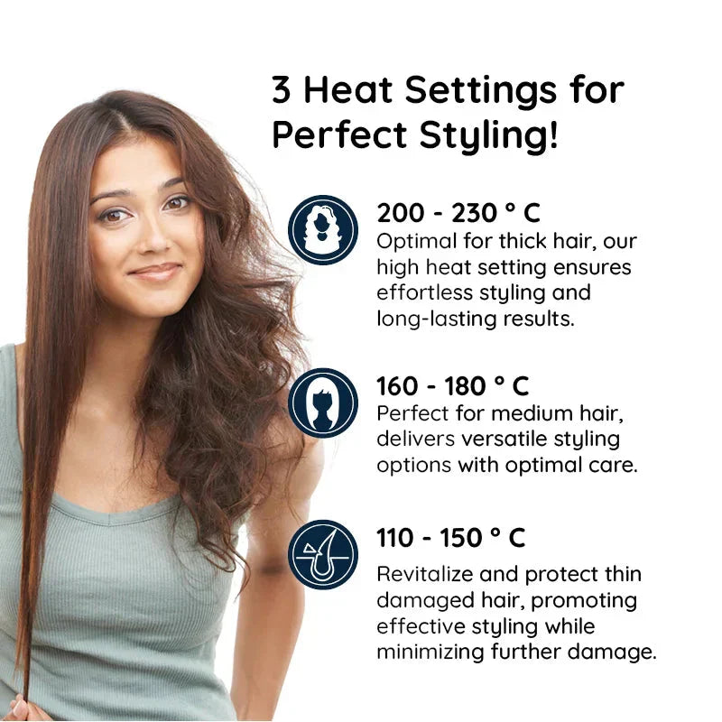 Luxora Professional 2 in 1 Rotating Iron Hair Brush