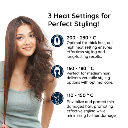 Luxora Professional 2 in 1 Rotating Iron Hair Brush