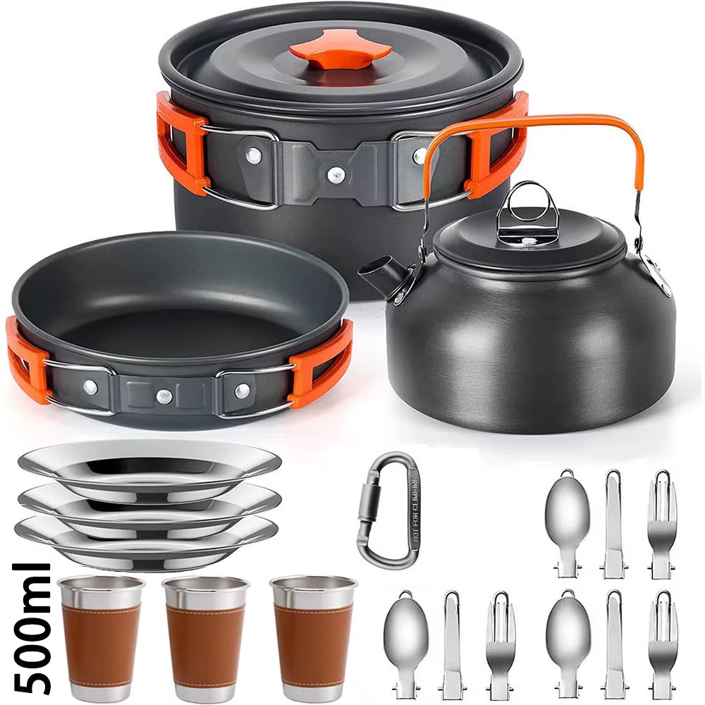 Luxora Camping Cook Set | Portable Cooking Gear & Utensils for Outdoor Cooking
