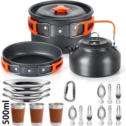 Luxora Camping Cook Set | Portable Cooking Gear & Utensils for Outdoor Cooking