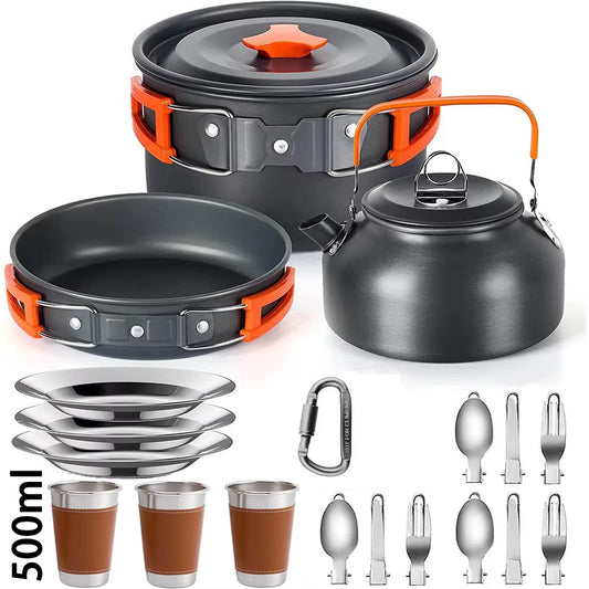Luxora Camping Cook Set | Portable Cooking Gear & Utensils for Outdoor Cooking