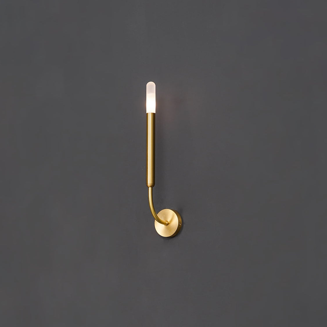 RoyaleGlow Mid-Century Modern Brass Wall Sconce - Elegant G4 LED Sconce for Hallways