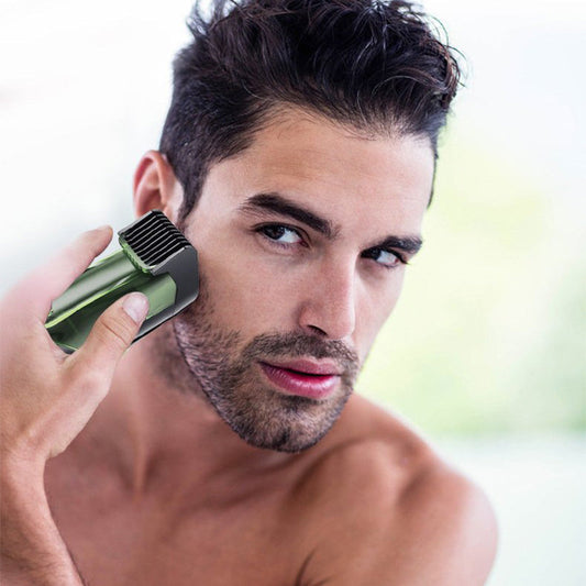 IPX6 Waterproof Vacuum Beard Trimmer – 20 Adjustable Lengths, USB Rechargeable, Captures 90% of Hair for Mess-Free Grooming