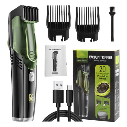 Royaleva Waterproof Vacuum Beard Trimmer with 20 Lengths