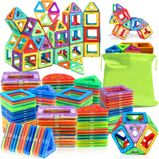 Luxora Magnetic Toy Building Blocks 100-Piece STEM Set