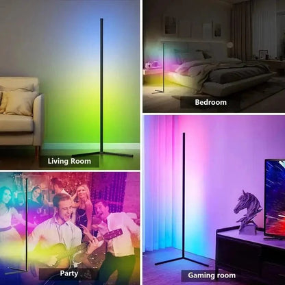 RGB corner floor lamp | Intelligent LED lighting 4