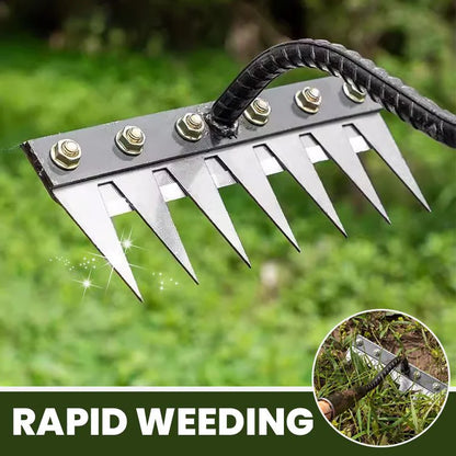 Luxora Versatile Handle Rakes For Lawn with Custom Heads