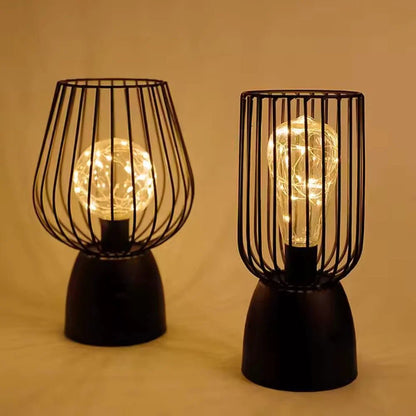 RoyaleGlow Radiant Iron Lamp Table Lamp With Warm Light