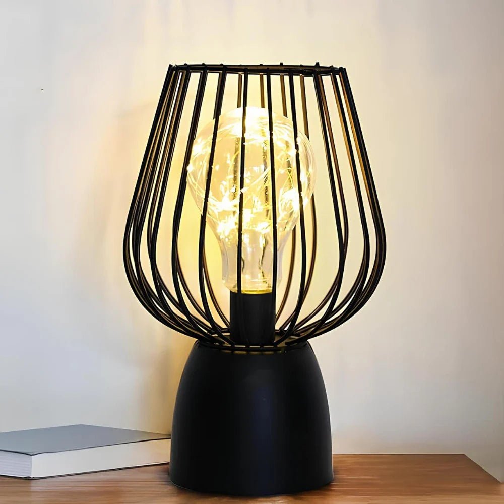 RoyaleGlow Radiant Iron Lamp Table Lamp With Warm Light