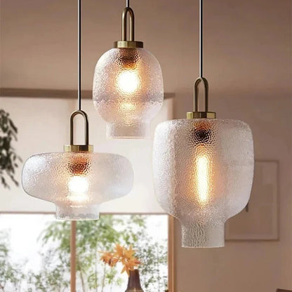 Ragna Retro Glass Pendant Light 0
