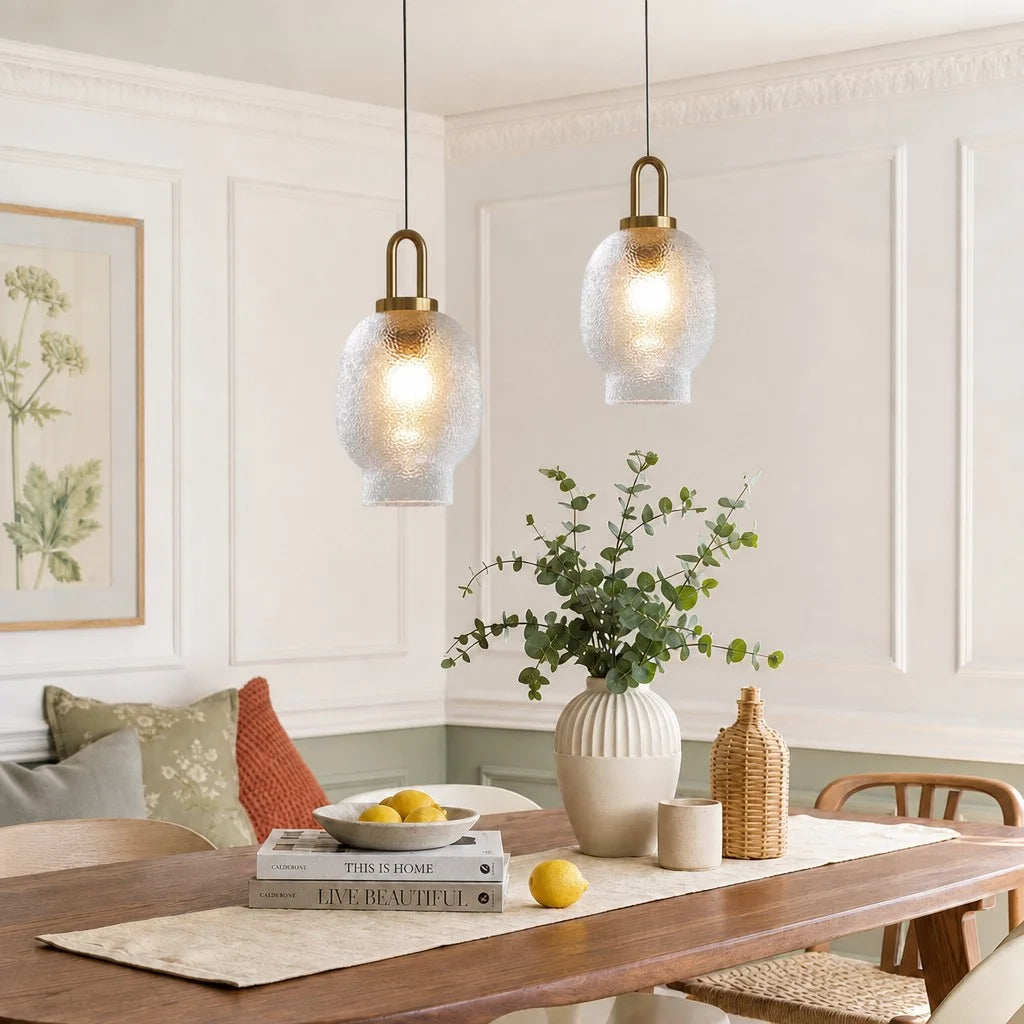 Ragna Retro Glass Pendant Light 1