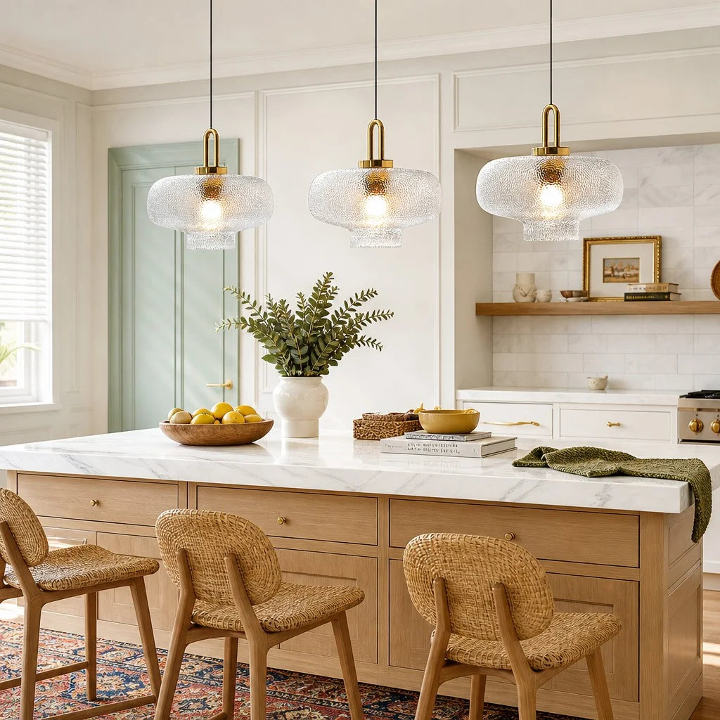 Ragna Retro Glass Pendant Light 4